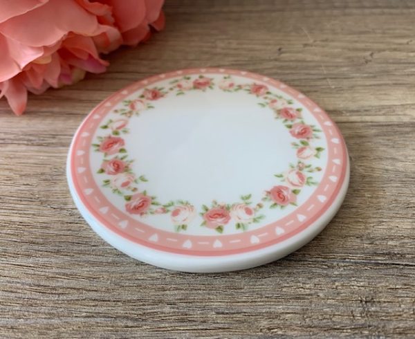 Sottobicchiere con rose mod.2 - immagine 2