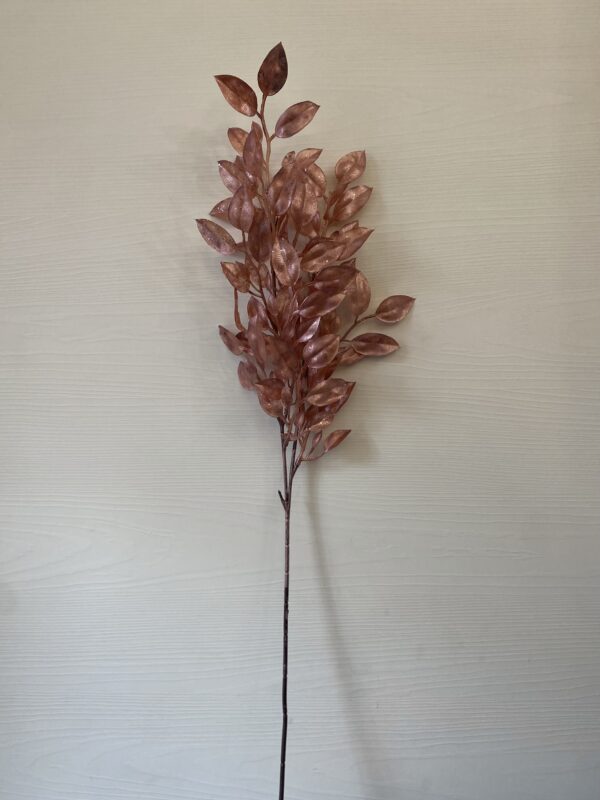 Coppia rami foglia rosa