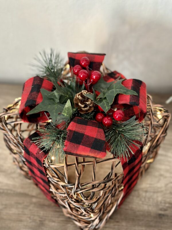 Pacco regalo medio in rattan - immagine 5