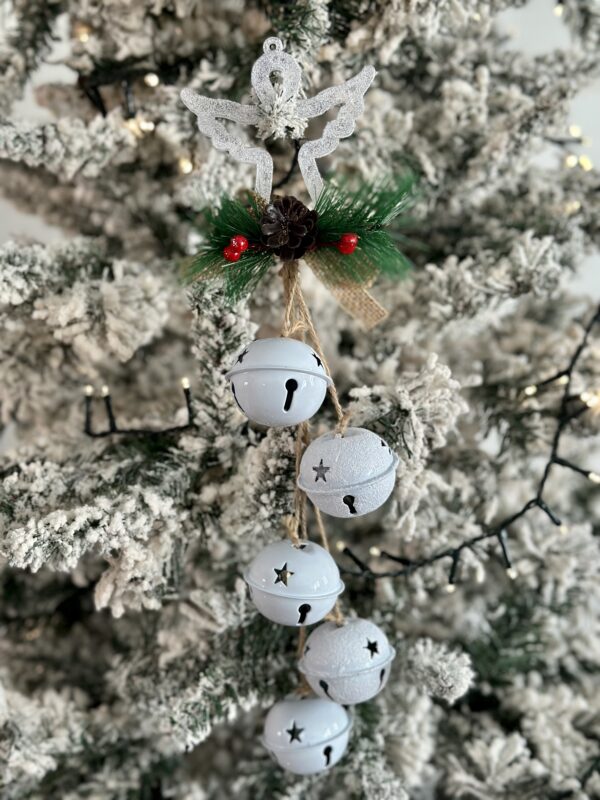 Decoro angelo bianco grande - immagine 4