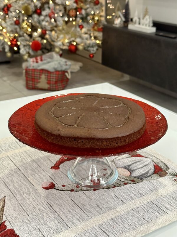 Alzata in vetro "romantic" rossa