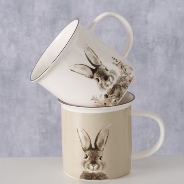 Tazza Coniglio Beige - immagine 3