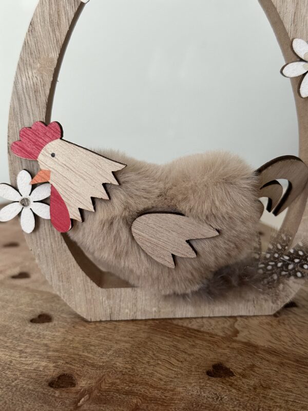 Uovo Con Gallina Beige - immagine 4