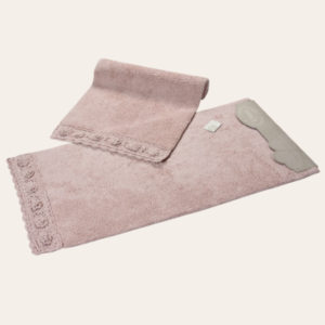Tappeto Les Douces Roses Rosa