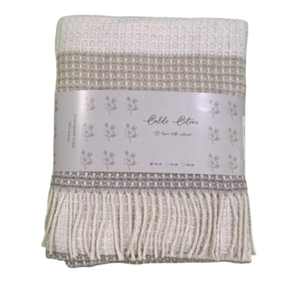 Plaid Caldo Cotone righe - immagine 3