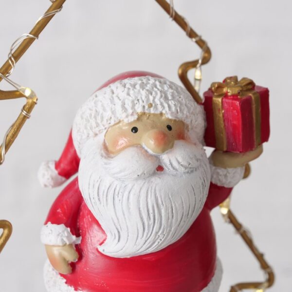 Babbo su pacco a led con regalo - immagine 2