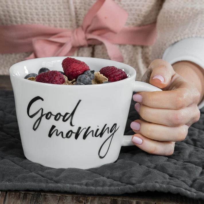 Tazza Colazione Good Morning – Pensieri a Colori