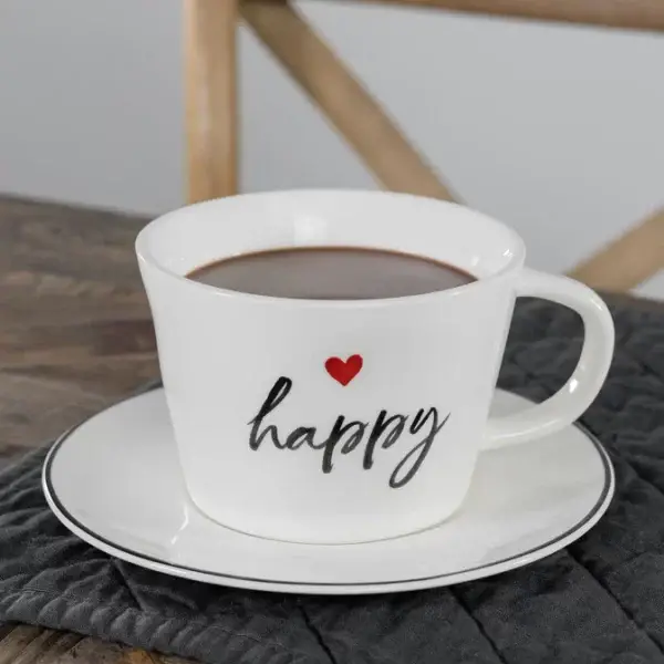 Tazza colazione Happy