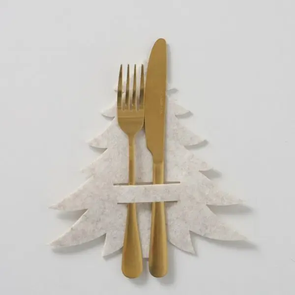 Set di 4 portaposate Stella grigi - immagine 3