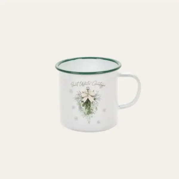 Tazza in metallo Fiocco
