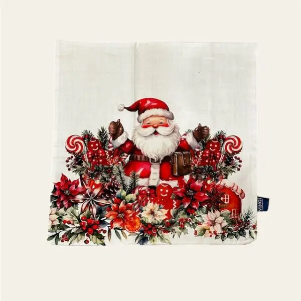Fodera cuscino Santa Claus