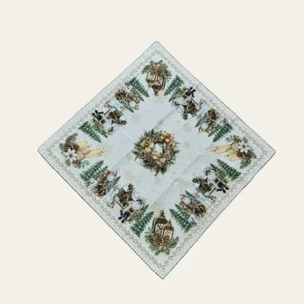 Centro tavola in gobelin Lanterna 93x93 - immagine 2