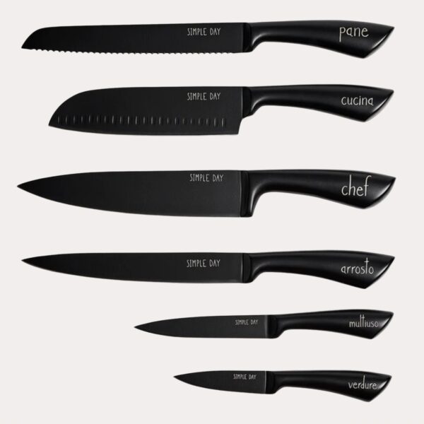 Set 6 coltelli da cucina