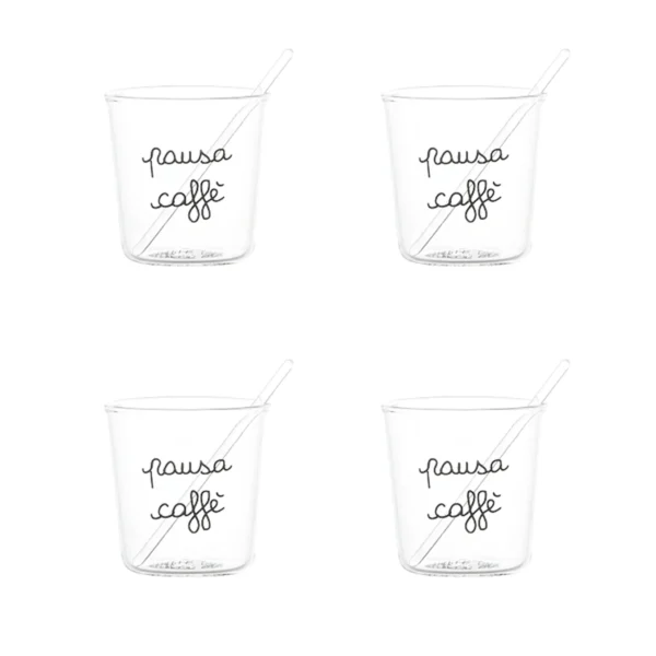 Quattro bicchierini Pausa caffè - immagine 2