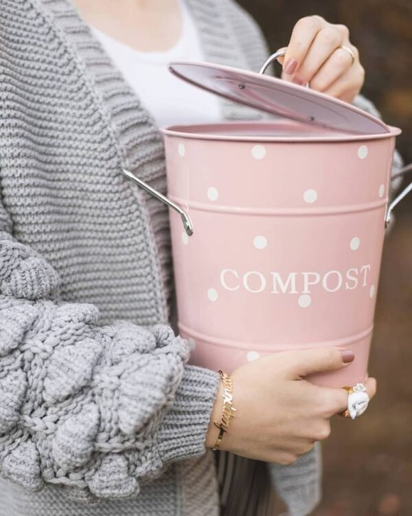 Secchiello compost rosa - immagine 3