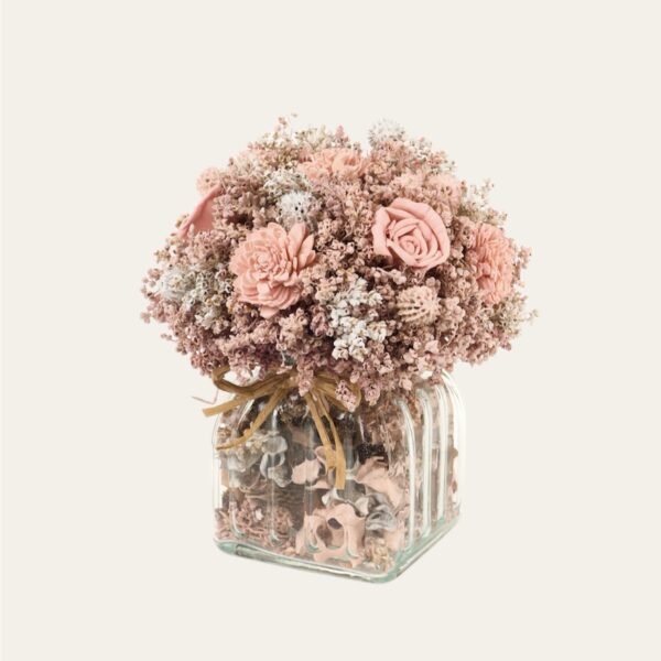 Vaso con bouquet grande