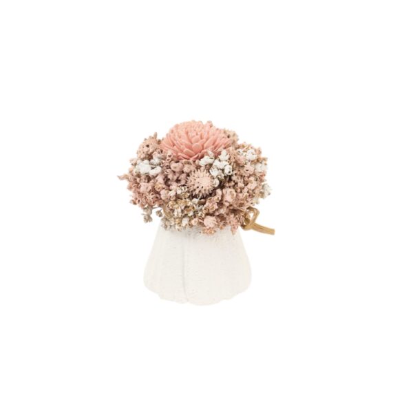Bouquet con vaso piccolo