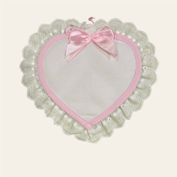 Fiocco nascita cuore rosa