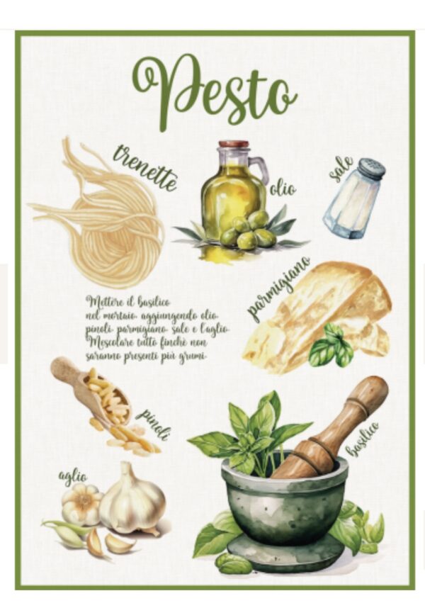 Set 4 Strofinacci Ricette - immagine 4