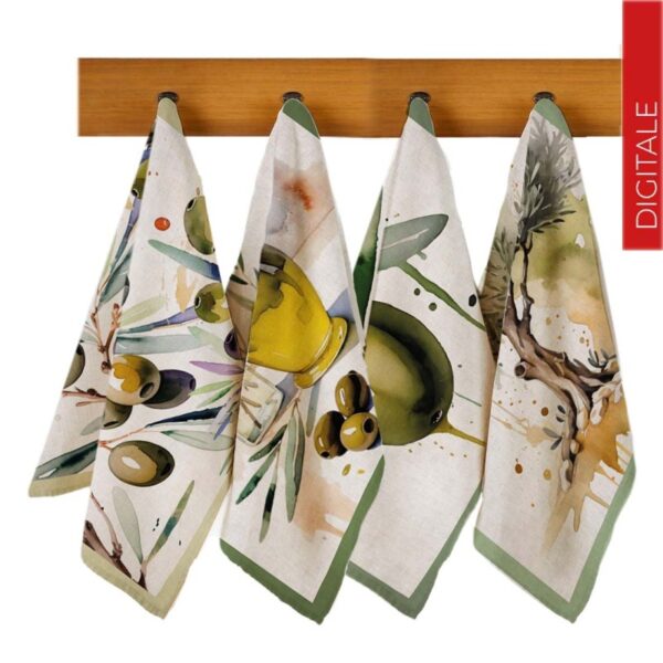 Set 4 Strofinacci Olio - immagine 2