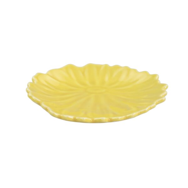 Piattino da portata ninfea giallo - immagine 3