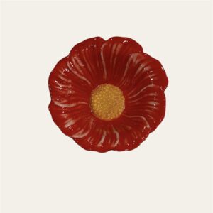 Ciotola Fiore rossa 16 cm