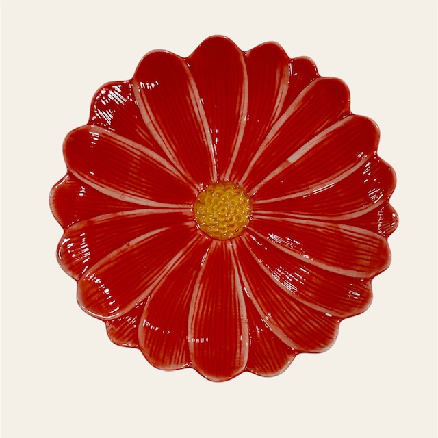 Piatto Margherita rosso 26 cm