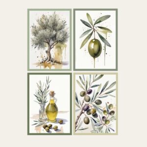 Set 4 Strofinacci Olio