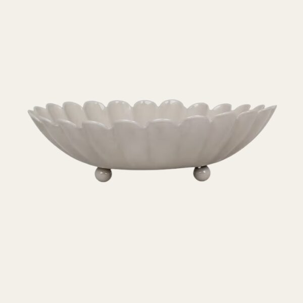 Ciotola Petalo beige M